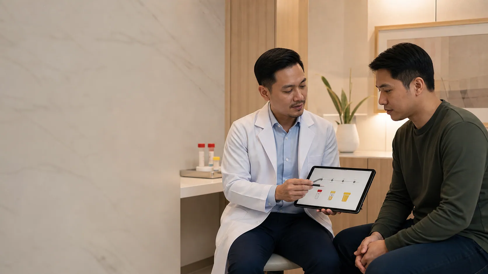 Private doctor-led STD and STI testing consultation in Johor Bahru